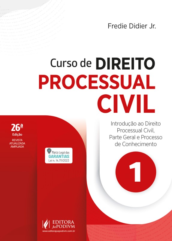 Curso De Direito Processual Civil - V.1 - Introducao Ao Direito Processual Civil, Parte Geral E Processo De Conhecimento (2024)